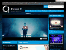 Tablet Screenshot of chroma-q.com